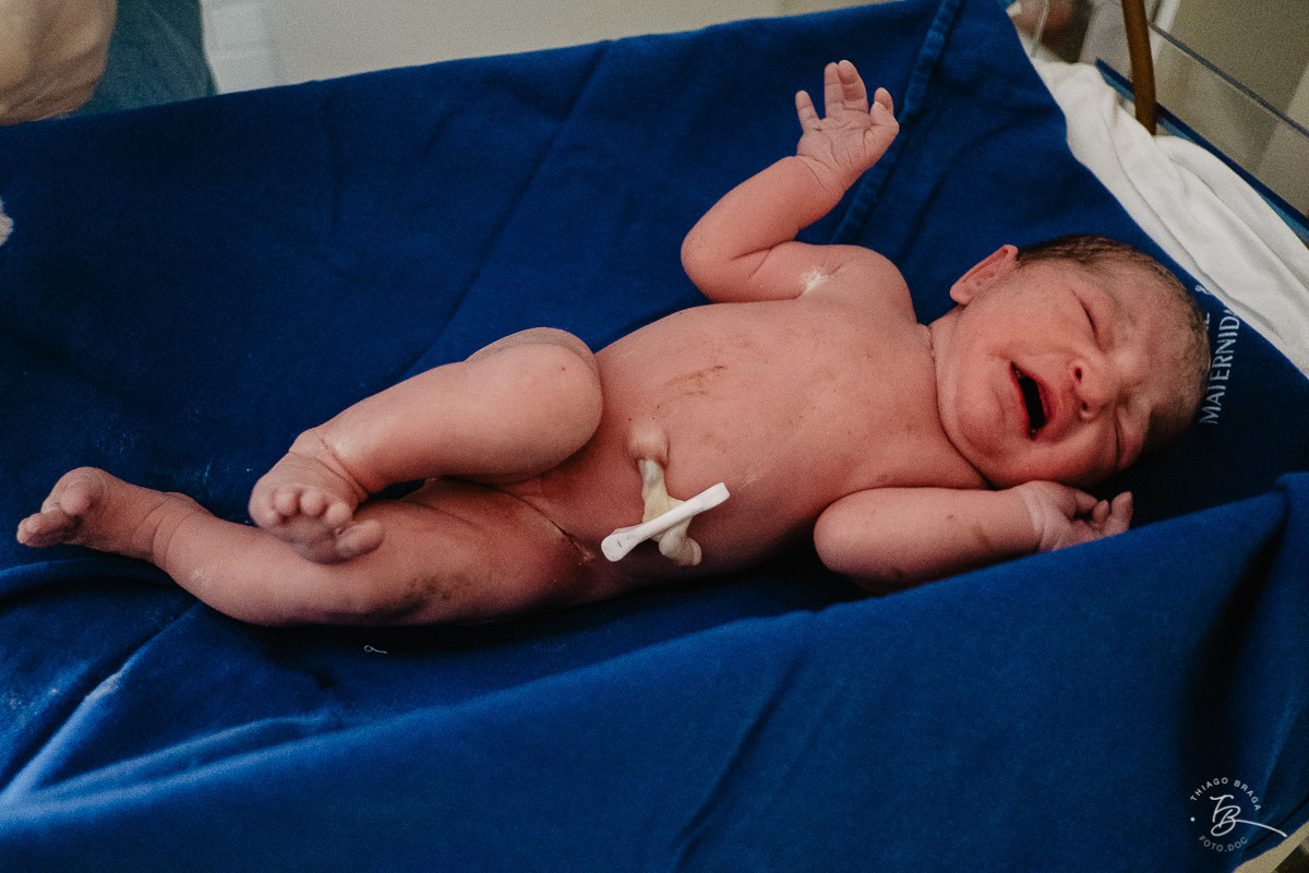 Histórias de nascimento em Florianopolis/SC. A chegada da Bia. Fotografia documental de parto. Ilha Maternidade. Thiago Braga Fotografia. 