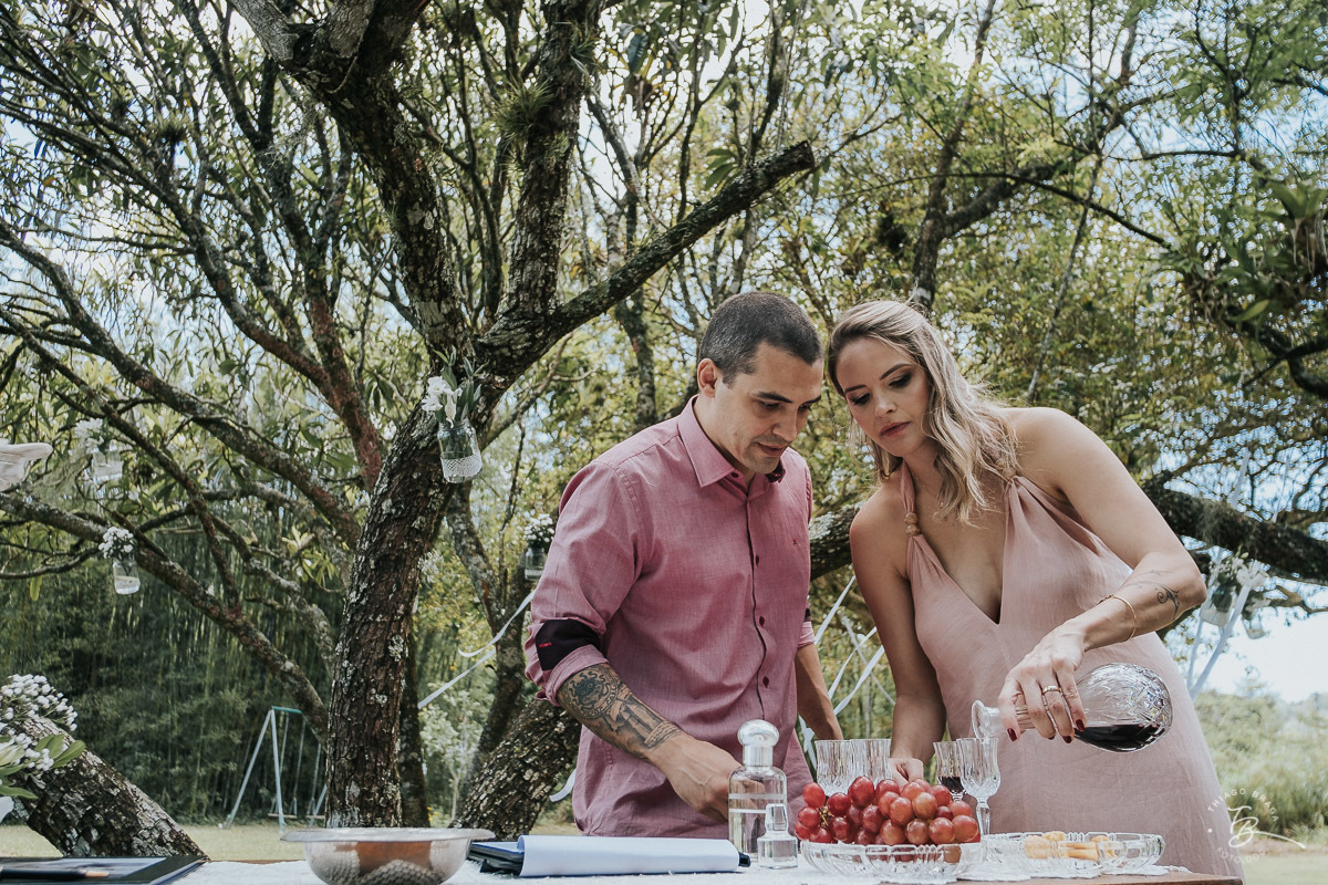 Batizado ao ar livre, no espaço Pergale, em Ratones - Florianopolis/SC