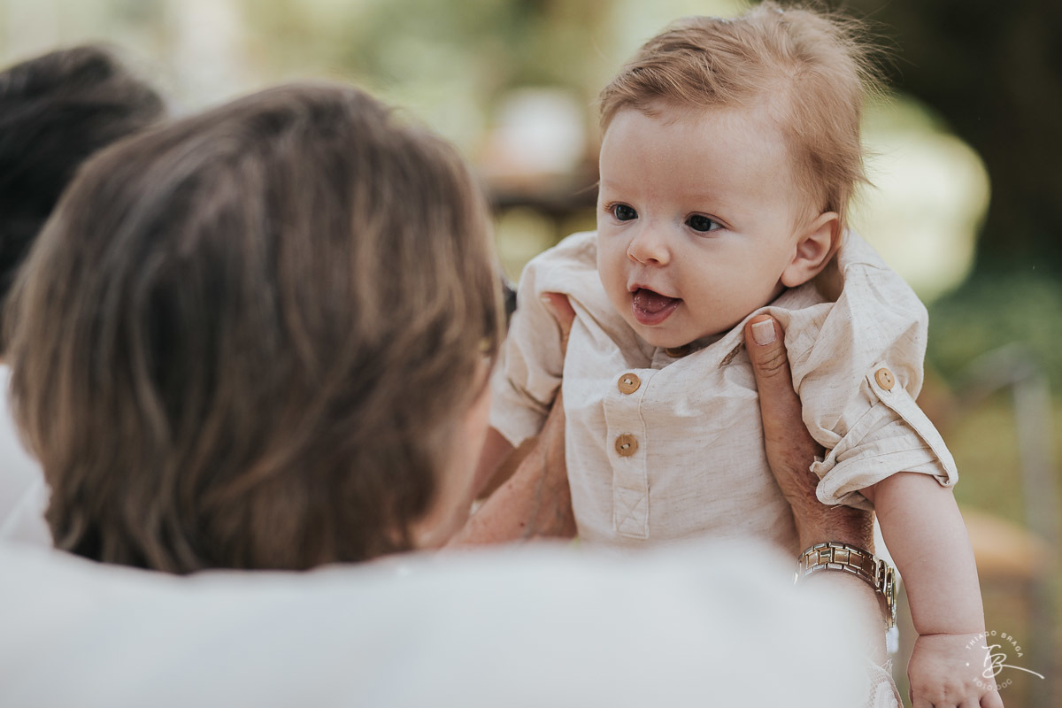 Batizado ao ar livre, no espaço Pergale, em Ratones - Florianopolis/SC