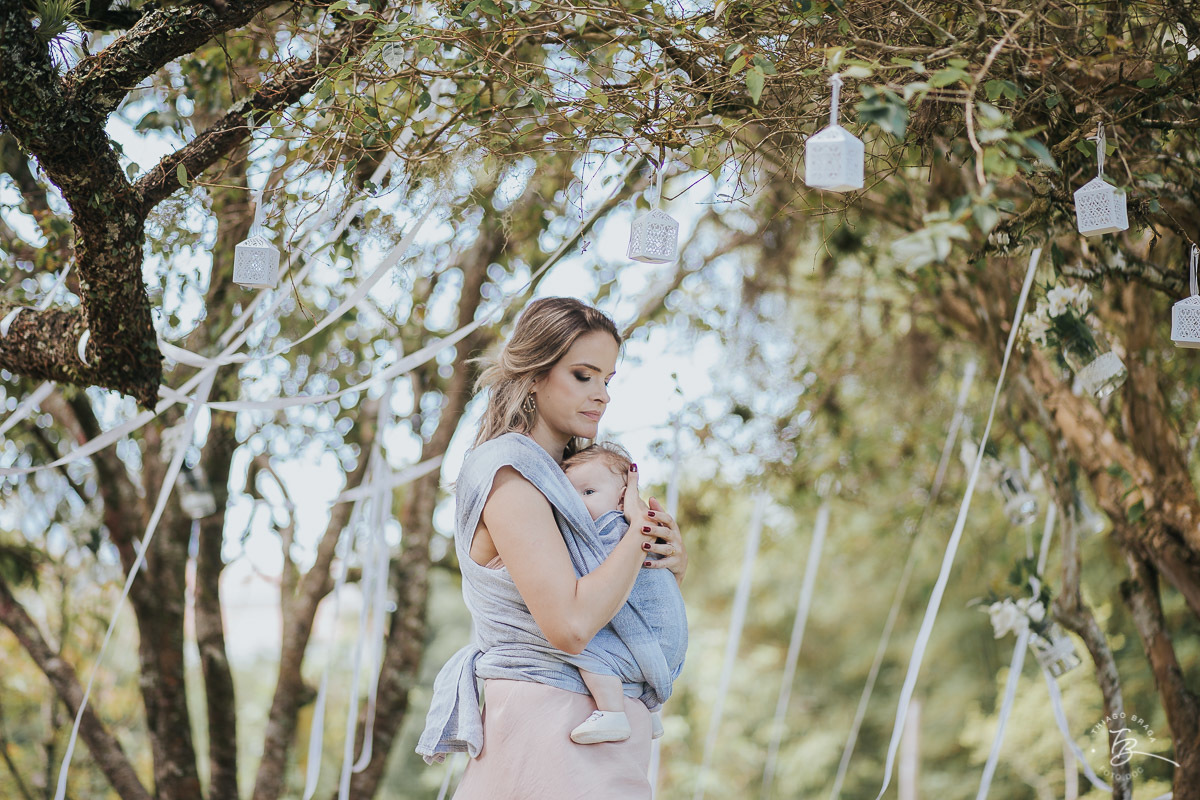 Batizado ao ar livre, no espaço Pergale, em Ratones - Florianopolis/SC