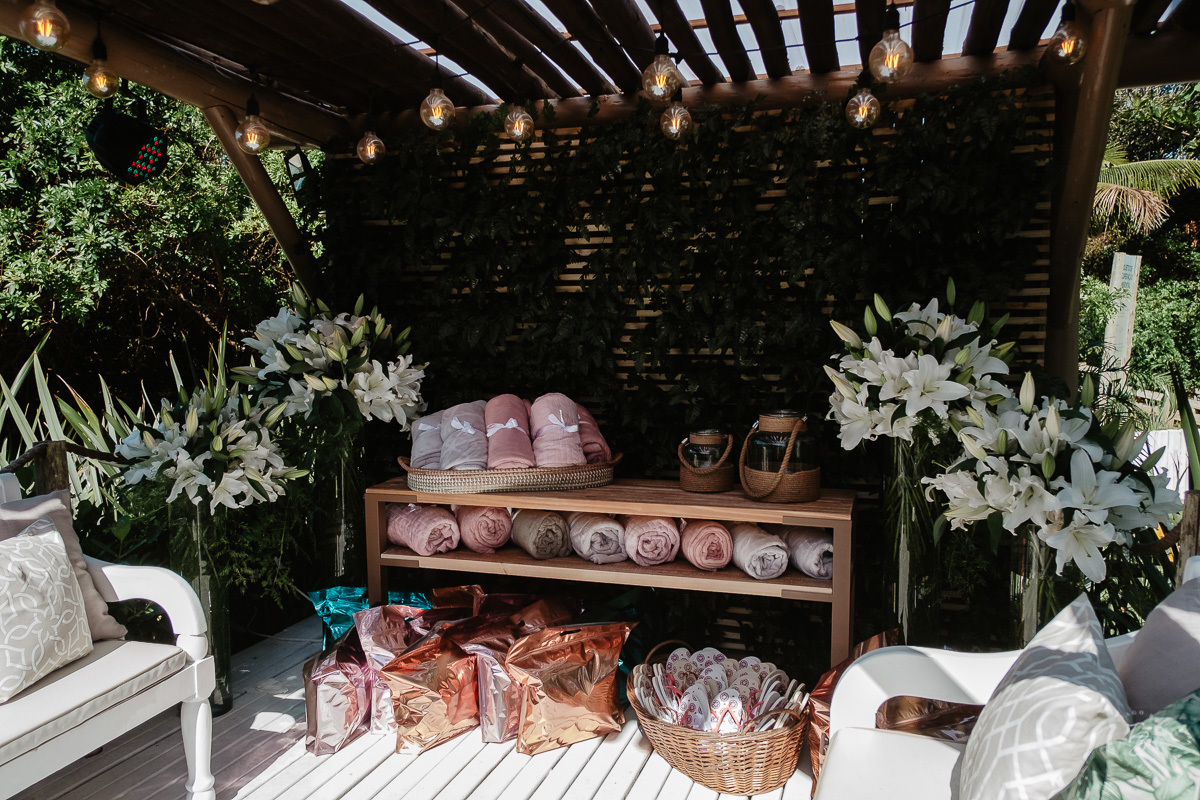 Festa de Casamento no Ammo Beach Club, em Florianópolis/SC. Valéria e Carmelo.