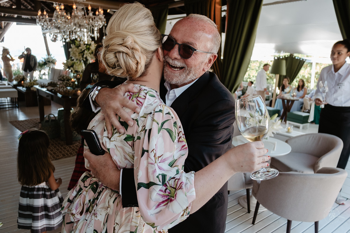 Festa de Casamento no Ammo Beach Club, em Florianópolis/SC. Valéria e Carmelo.
