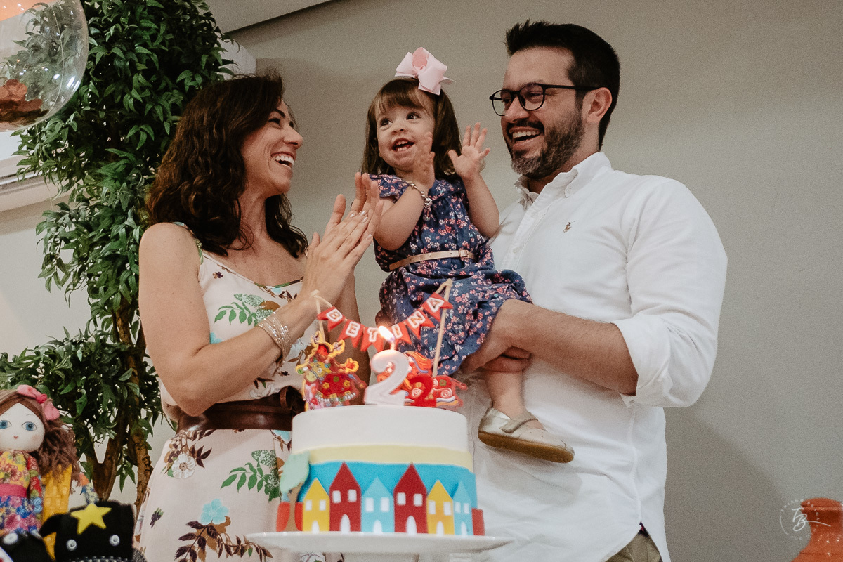 Fotografia de Aniversario infantil em Florianópolis. 02 anos da Betina