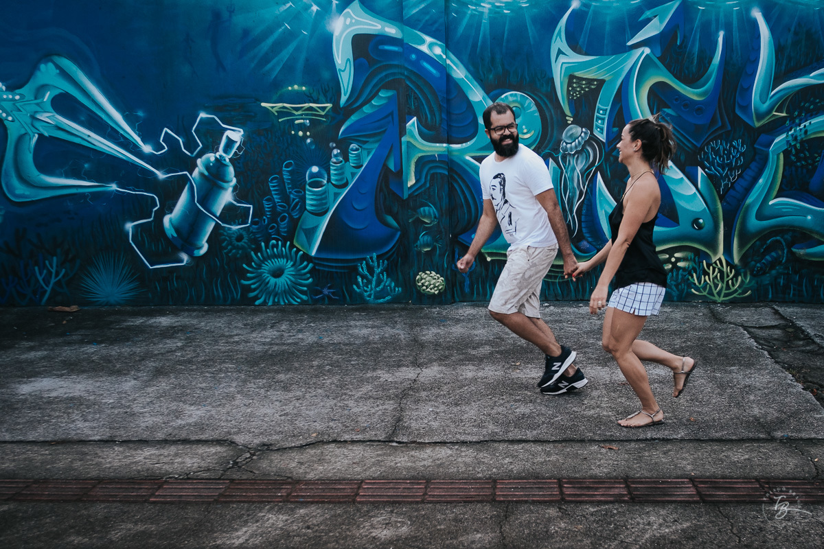 Ensaio de casal em Florianópolis. Santo Antonio de Lisboa e Sambaqui. Rafa e Ju.