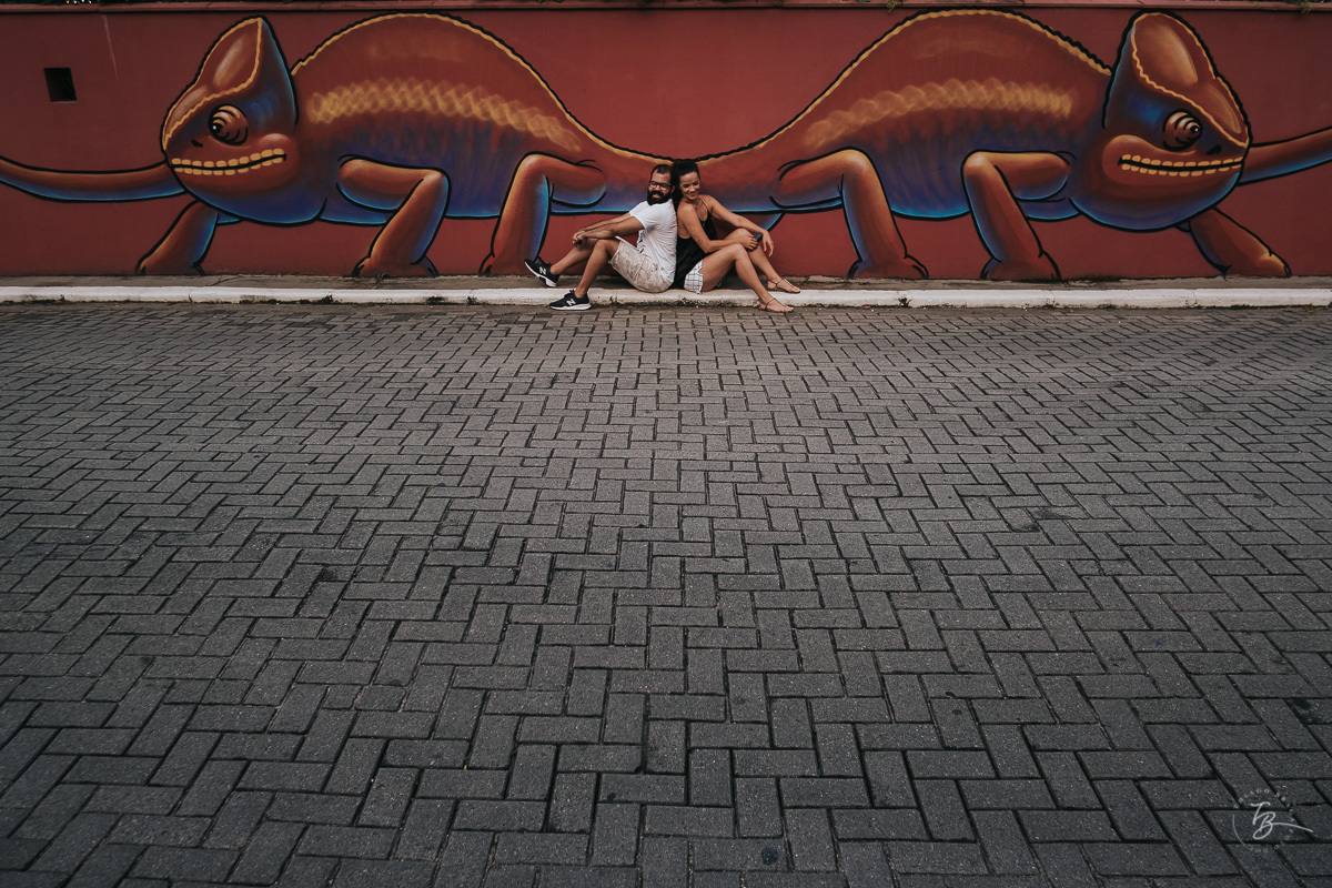 Ensaio de casal em Florianópolis. Santo Antonio de Lisboa e Sambaqui. Rafa e Ju.
