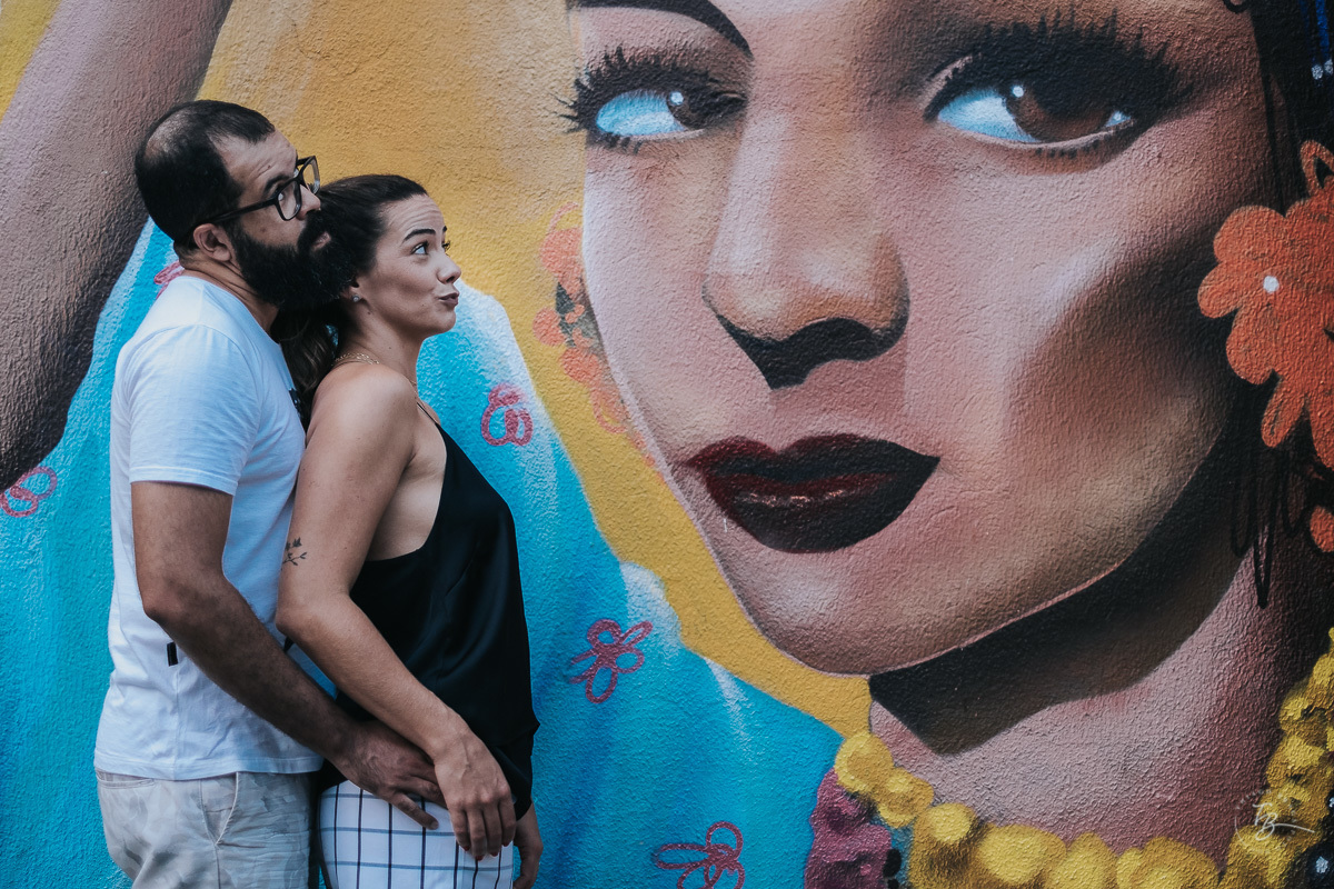 Ensaio de casal em Florianópolis. Santo Antonio de Lisboa e Sambaqui. Rafa e Ju.