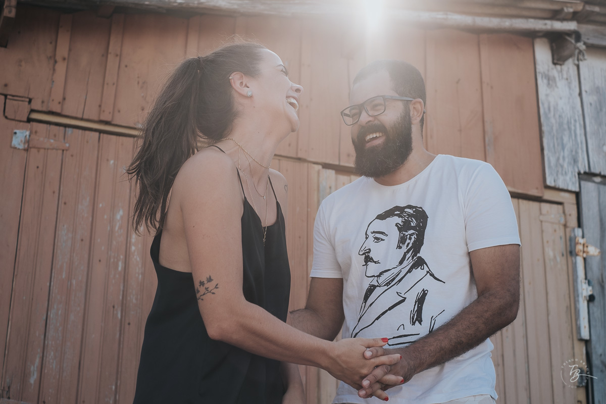 Ensaio de casal em Florianópolis. Santo Antonio de Lisboa e Sambaqui. Rafa e Ju.