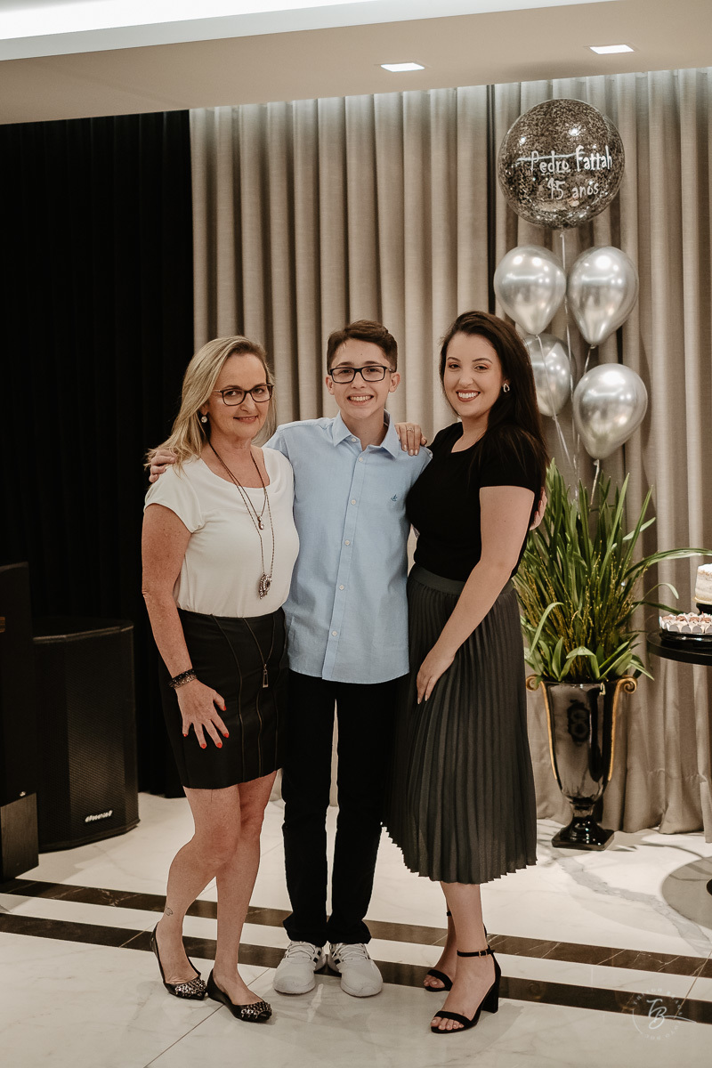 Fotografia de Aniversario de 15 anos, Pedro Leonardi Fattah. Florianópolis/SC. Thiago Braga fotografia