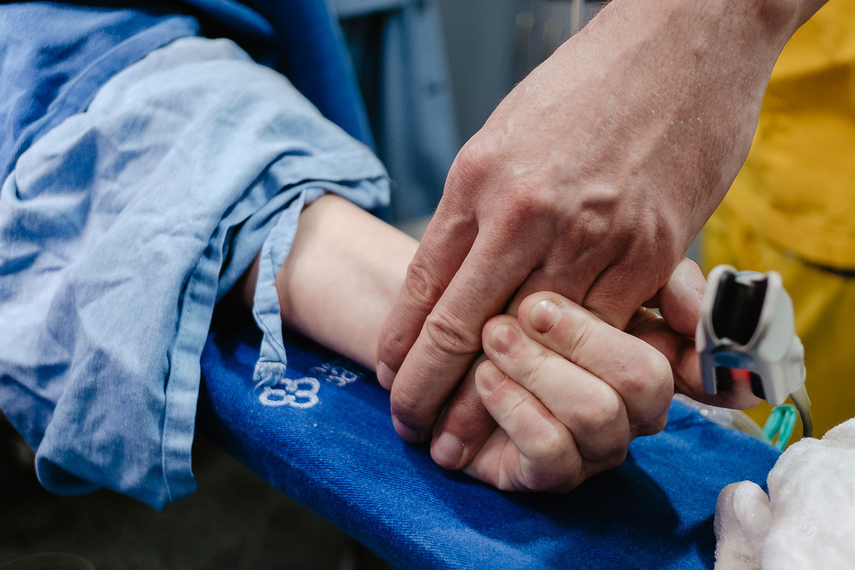 Nascimento do Henrique. Parto documental na maternidade Santa Helena em Florianópolis. Santa Catarina.