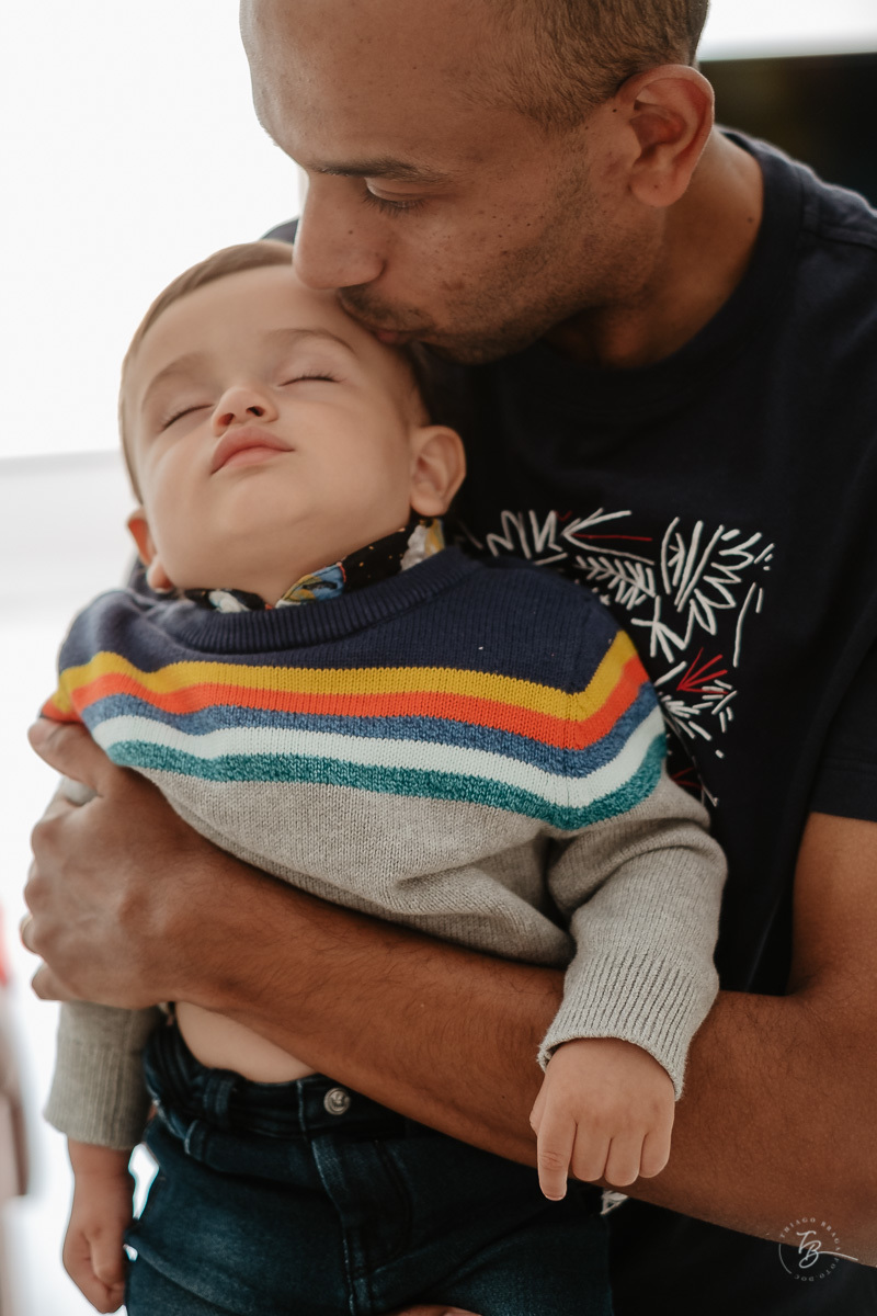 aniversário documental em casa. Primeiro aninho do Noah. 