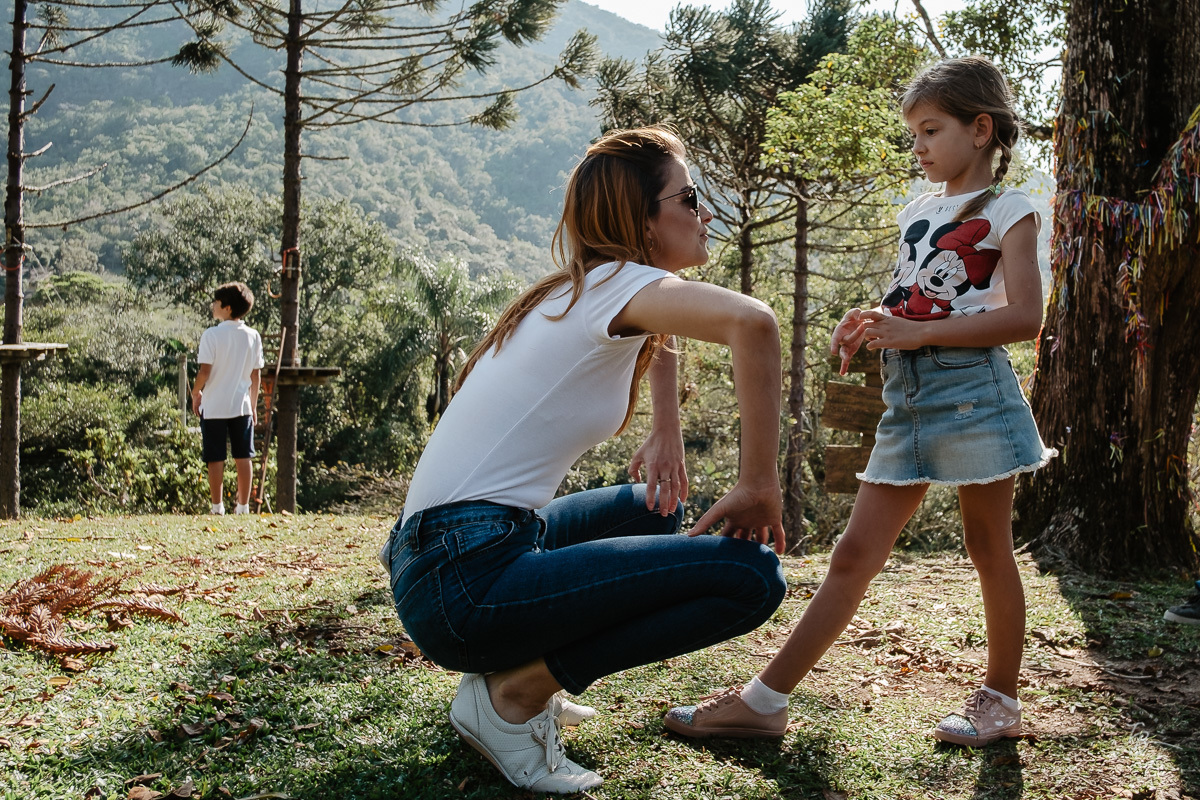 Fotografia documental de familia no Plaza Caldas da Imperatriz. Santo Amaro da Imperatirz - SC. 