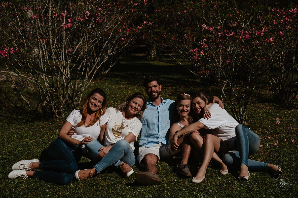 Fotografia documental de familia no Plaza Caldas da Imperatriz. Santo Amaro da Imperatirz - SC. 