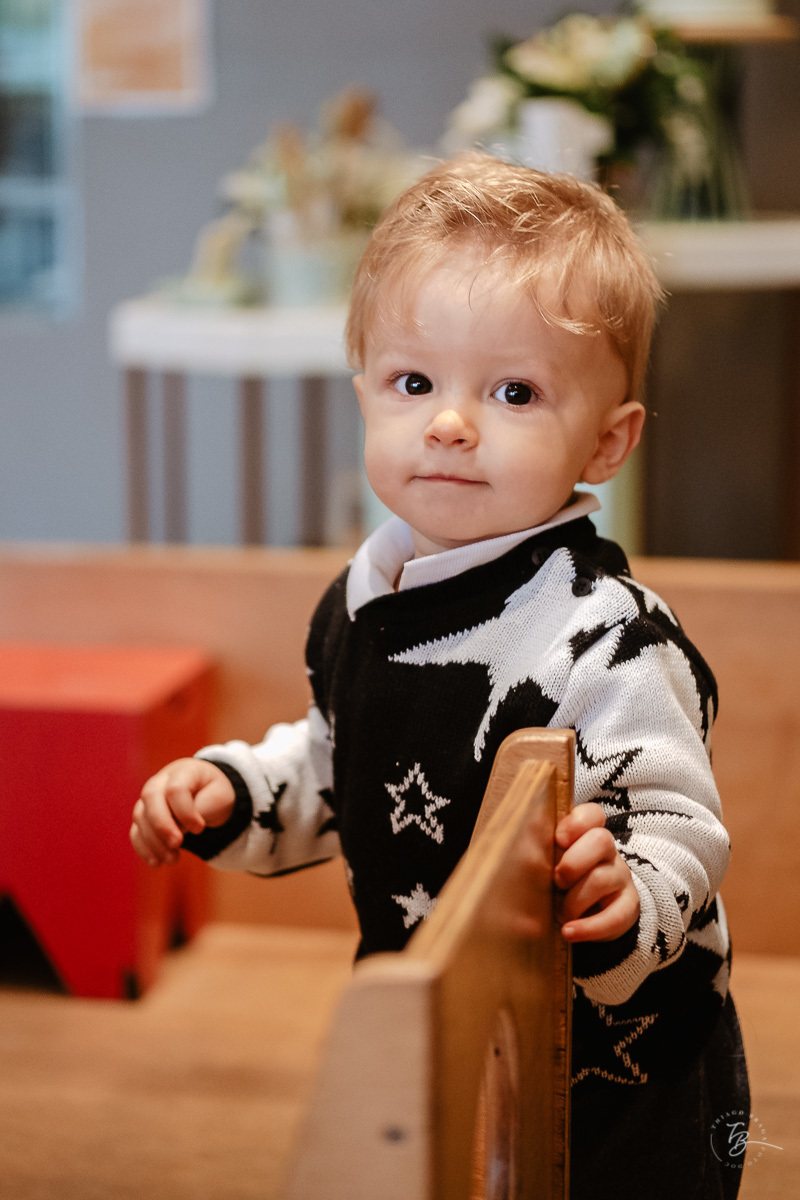 Retrato de criança em aniversário infantil em Florianópolis. 