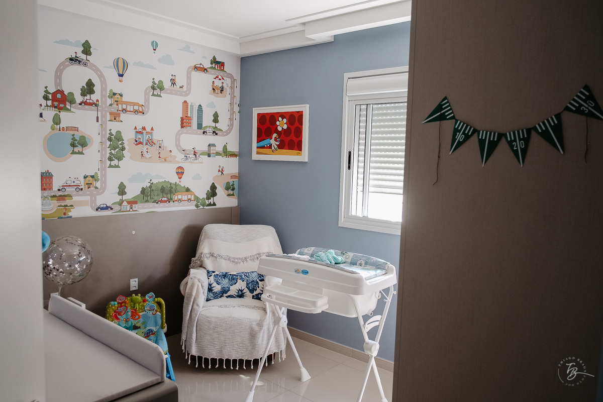 Quarto do Gabi, esperando sua chegada. Parto documental. A chegada do Gabriel. Maternidade Santa Helena. Florianópolis/SC. Por Thiago Braga fotografia. 