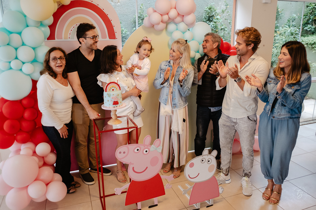 Hora do parabéns. Fotografia documental de aniversário infantil em Florianópolis/Sc por Thiago Braga.