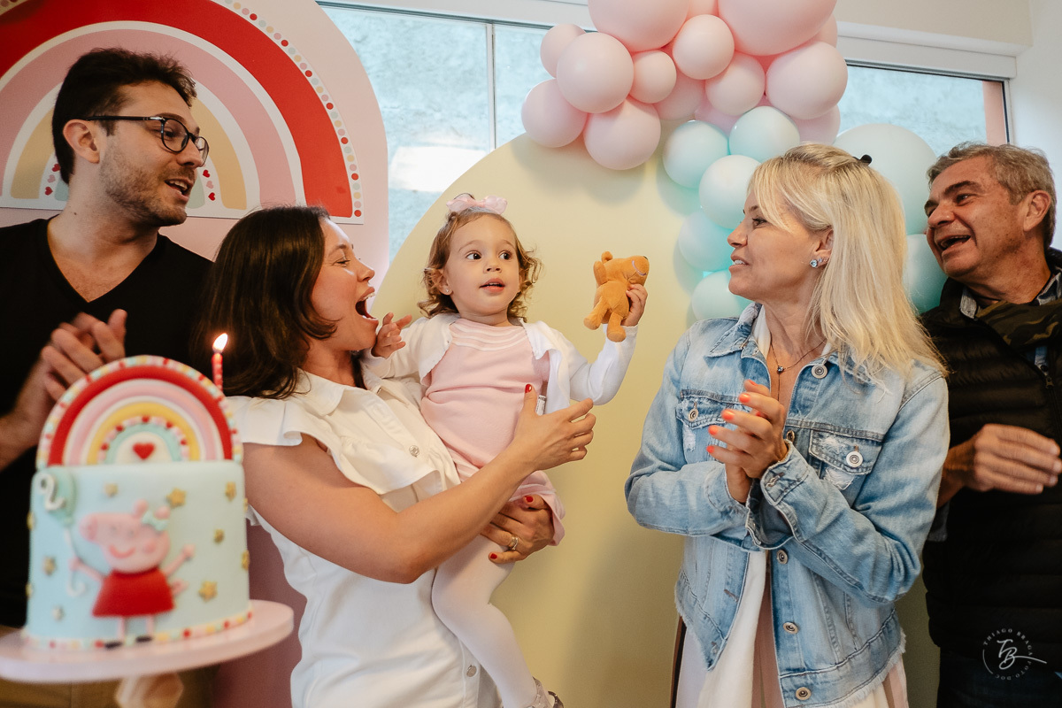 Festa da Olívia. Fotografia documental de aniversário infantil em Florianópolis/Sc por Thiago Braga.