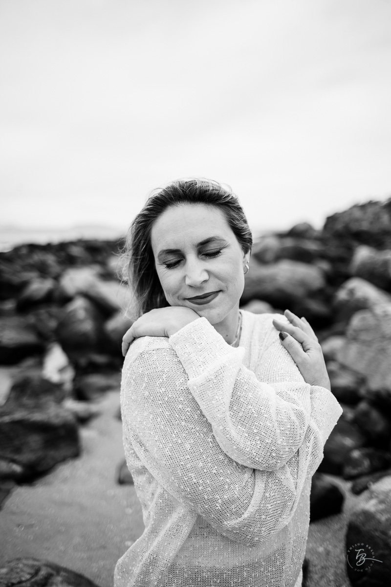 Retratos pessoais de um ensaio no Sul da Ilha de Santa Catarina, em Florianópolis. Gisele, 40 anos. 