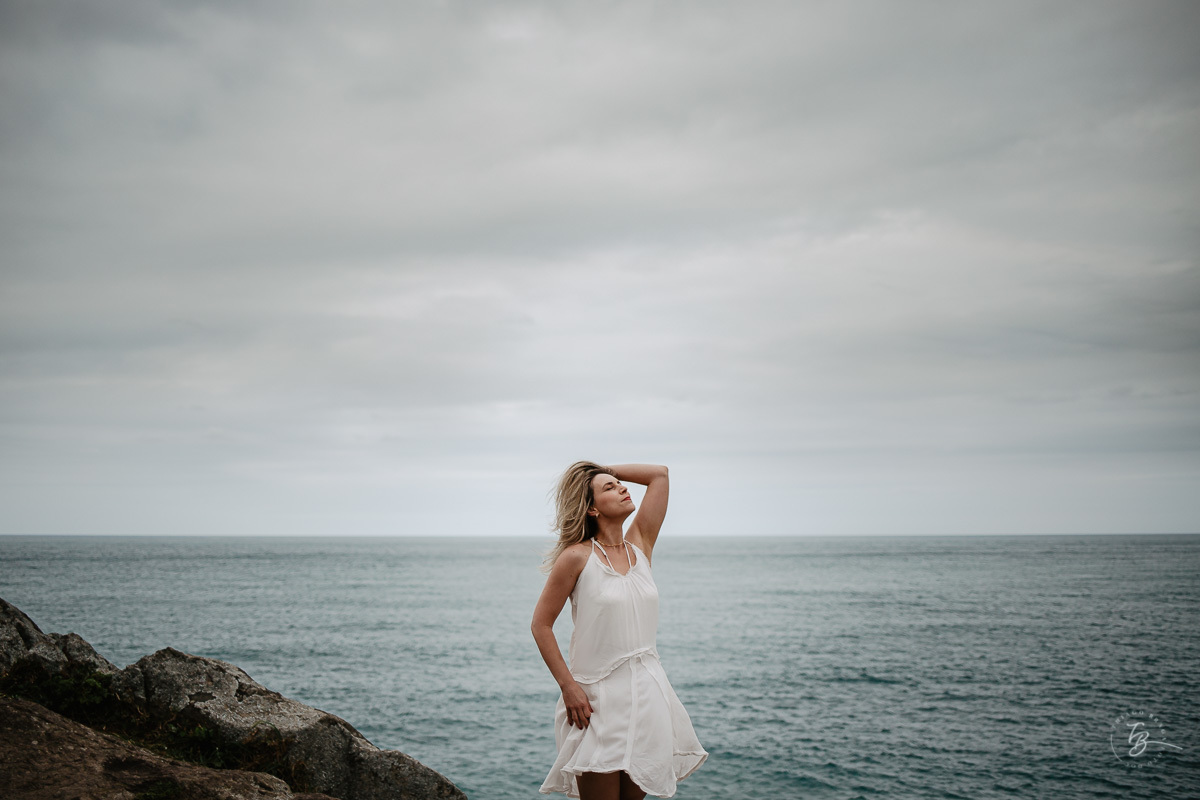 Retratos pessoais de um ensaio no Sul da Ilha de Santa Catarina, em Florianópolis. Gisele, 40 anos. 