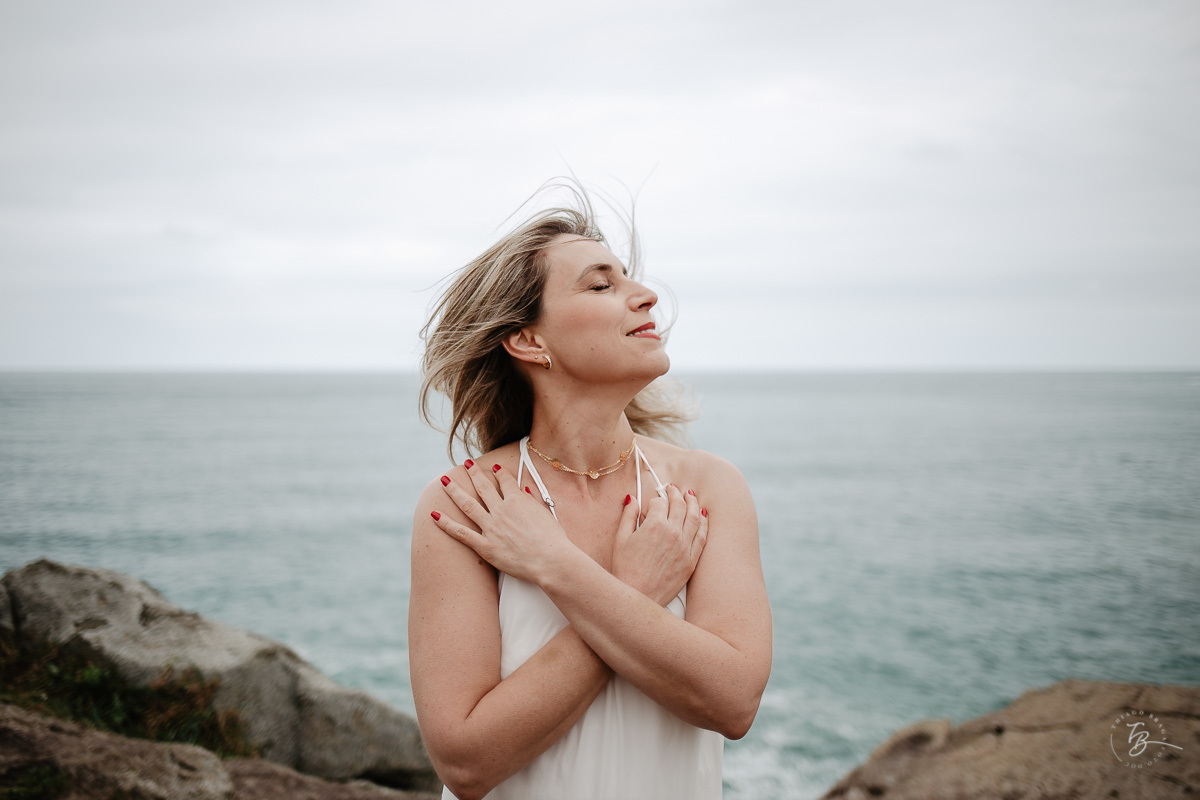 Liberdade. Retratos pessoais de um ensaio no Sul da Ilha de Santa Catarina, em Florianópolis. Gisele, 40 anos. 