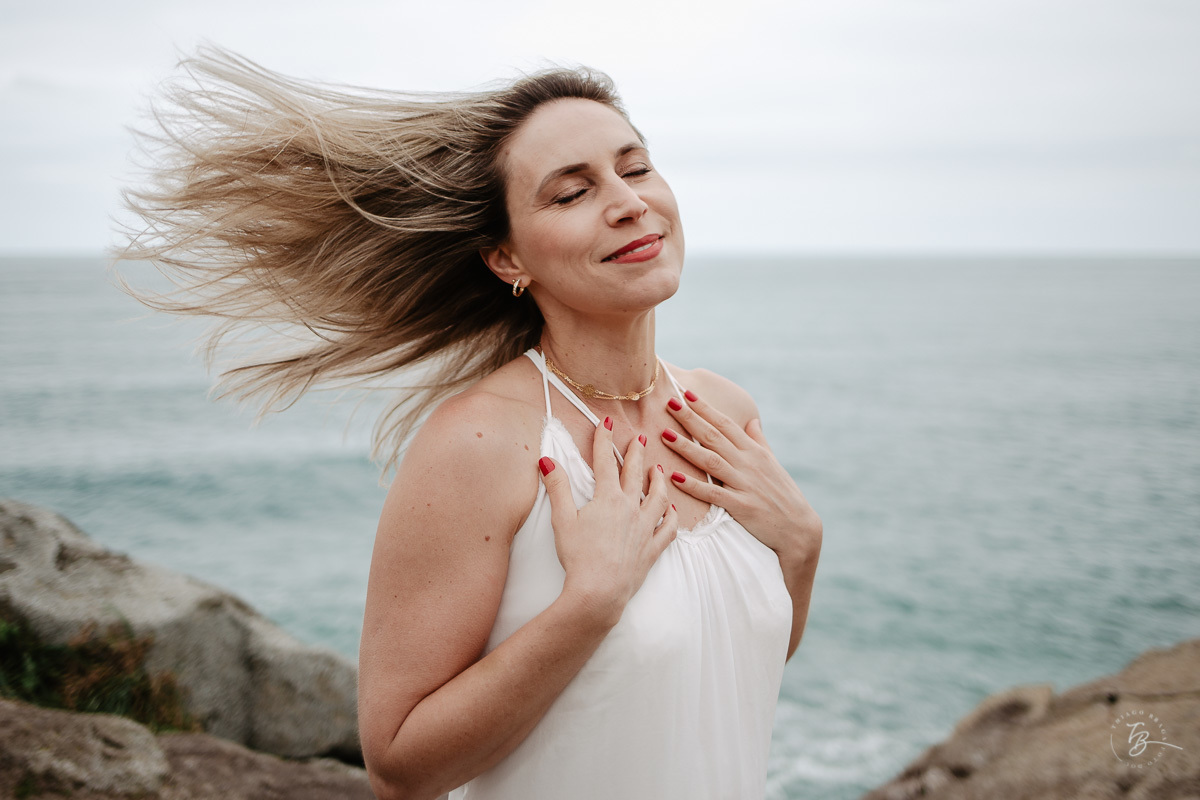 Liberdade. Retratos pessoais de um ensaio no Sul da Ilha de Santa Catarina, em Florianópolis. Gisele, 40 anos. 