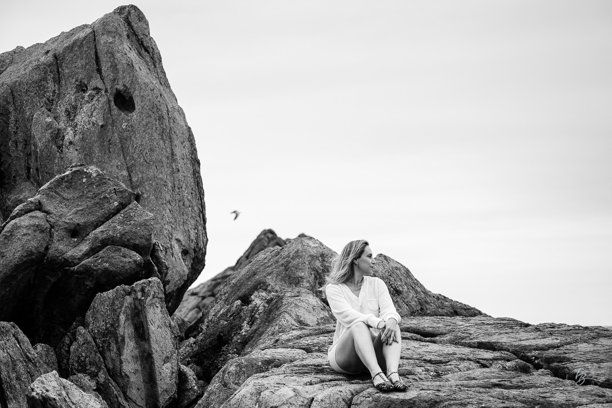 Na praia da Armação. Retratos pessoais de um ensaio no Sul da Ilha de Santa Catarina, em Florianópolis. Gisele, 40 anos. 