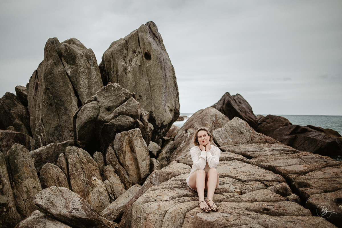 Na pera da Armação. Retratos pessoais de um ensaio no Sul da Ilha de Santa Catarina, em Florianópolis. Gisele, 40 anos. 