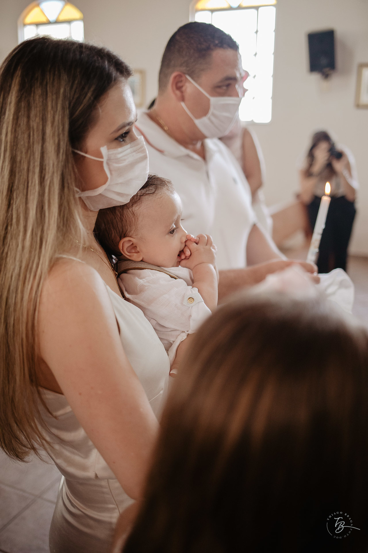 O dia do Batizado do João Pedro e do Luis Felipe em Florianópolis/SC