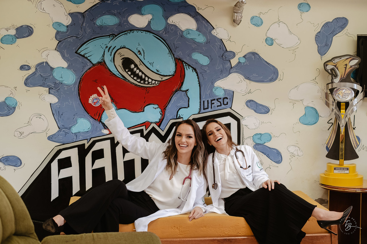 Ensaio Pré-formatura de medicina (UFSC) da Angela e da Bruna. Por Thiago Braga