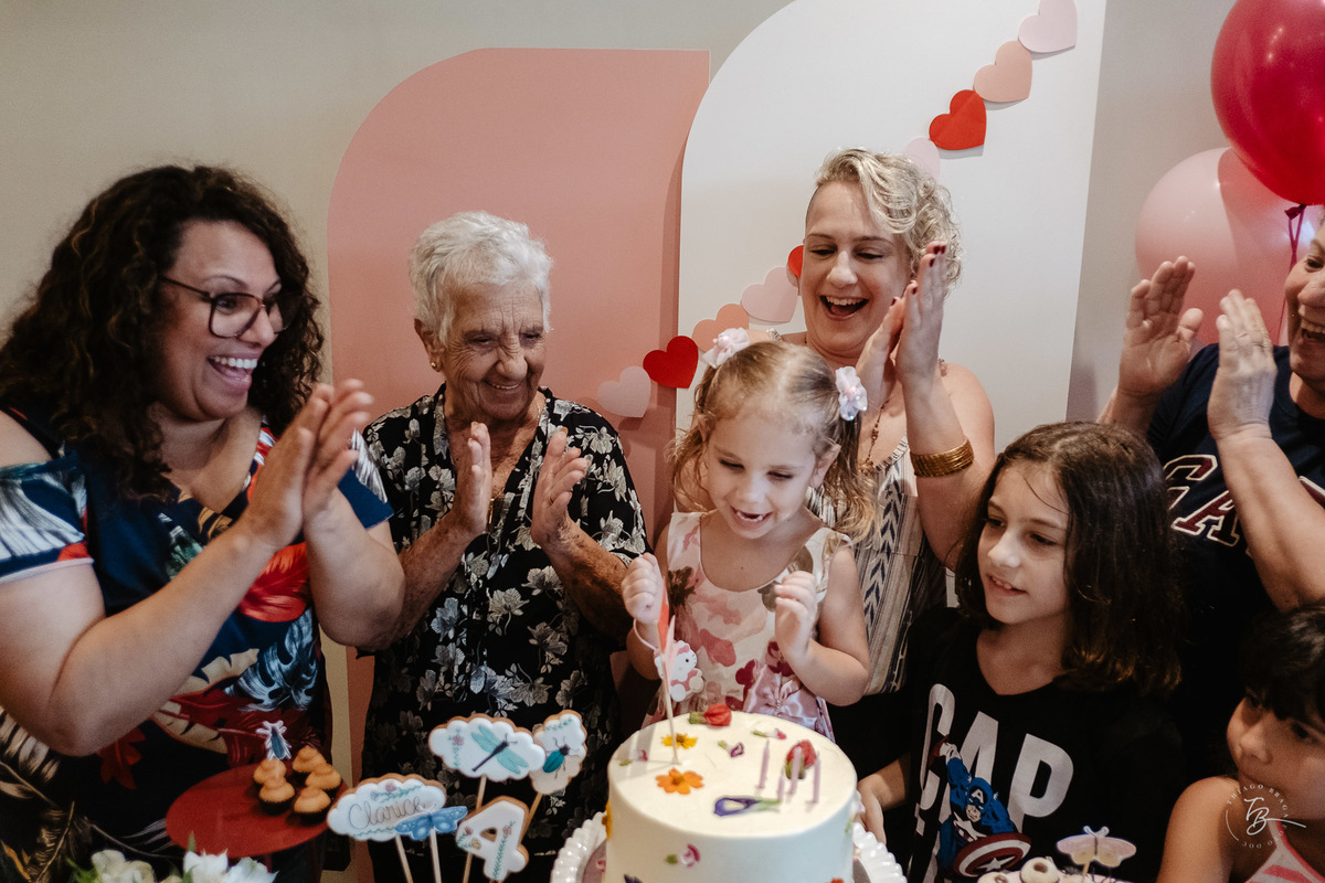 Aniversário intimista, 4 anos da Clarice no Caracóis e Caramujos, em Florianópolis, por Thiago Braga Fotografa. 