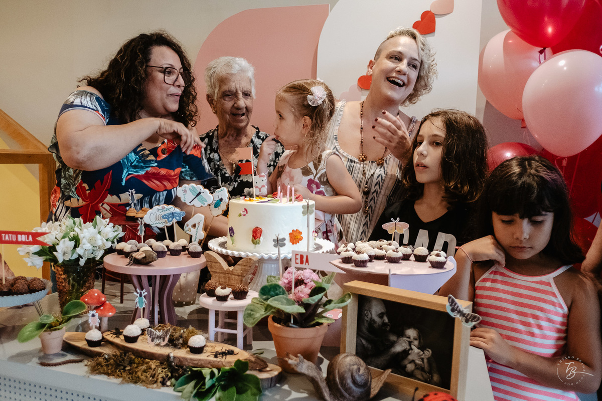Aniversário intimista, 4 anos da Clarice no Caracóis e Caramujos, em Florianópolis, por Thiago Braga Fotografa. 