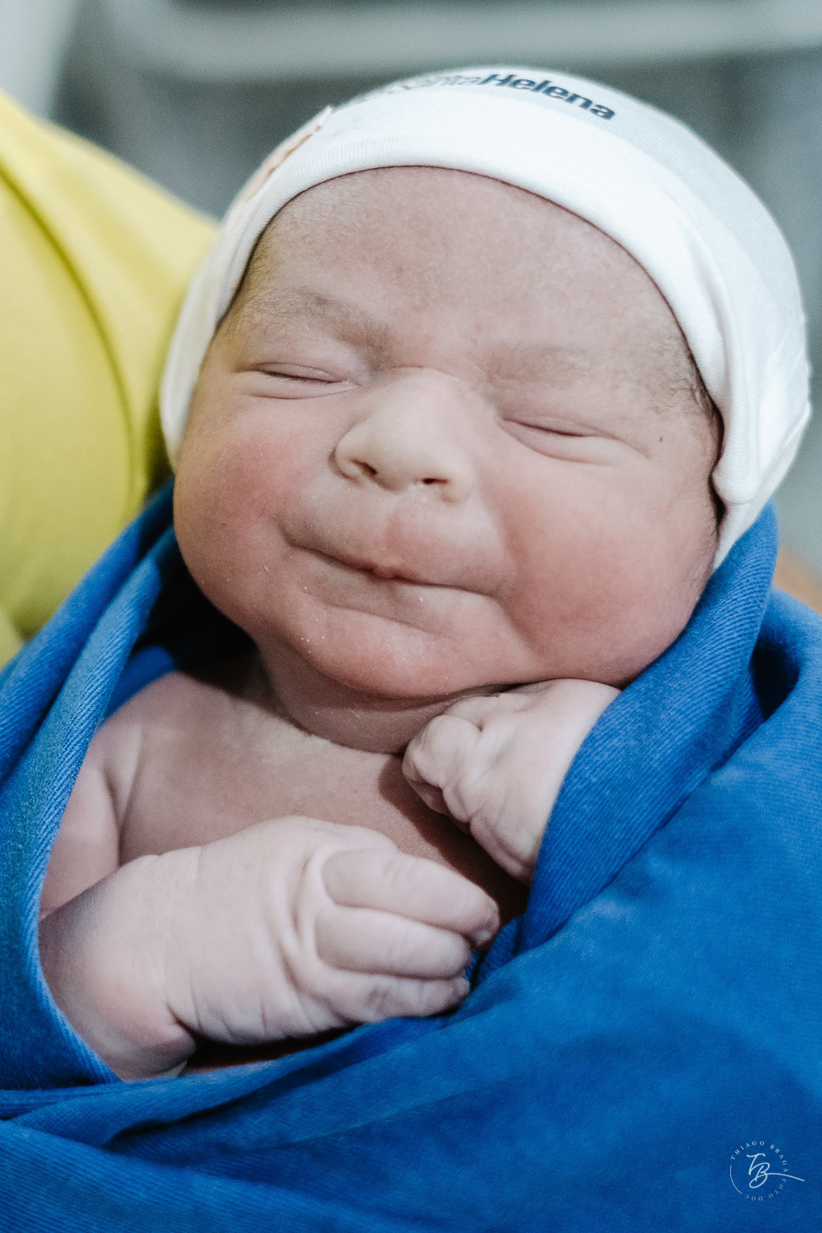 História do nascimento do Bernardo na Clínica Santa Helena em Florianópolis - SC por Thiago Braga Fotografia. 