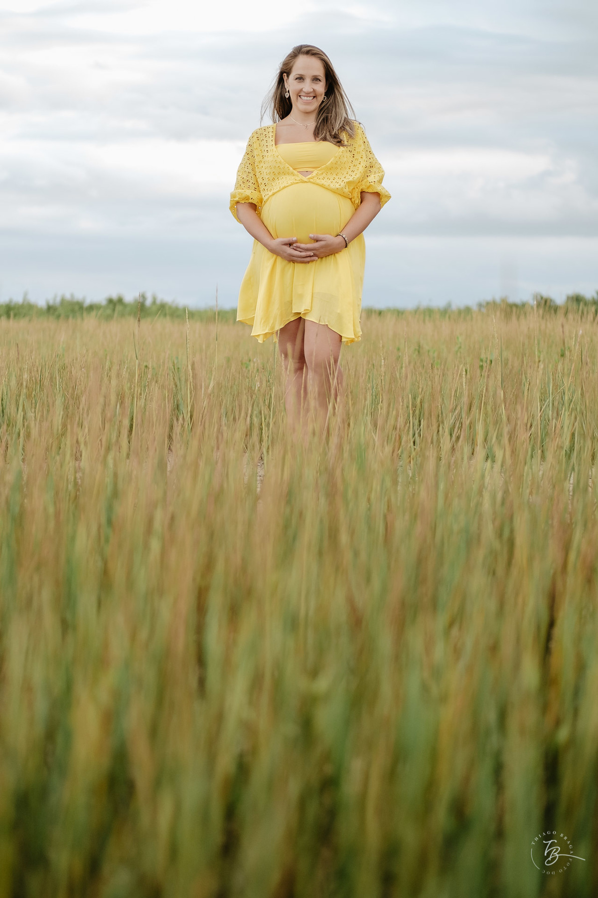 Ensaio gestante na praia da Daniela, em Florianópolis. Por Thiago Braga fotografia