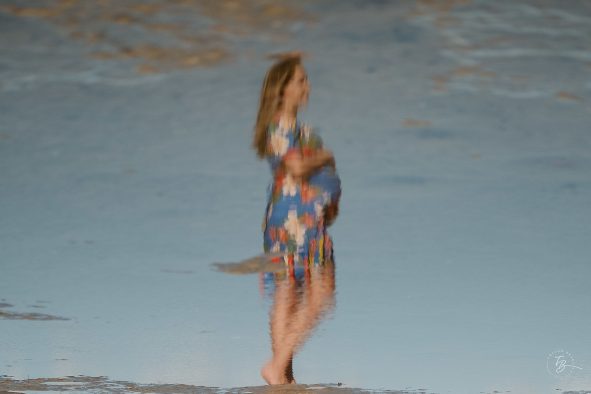 Ensaio gestante na praia da Daniela, em Florianópolis. Por Thiago Braga fotografia
