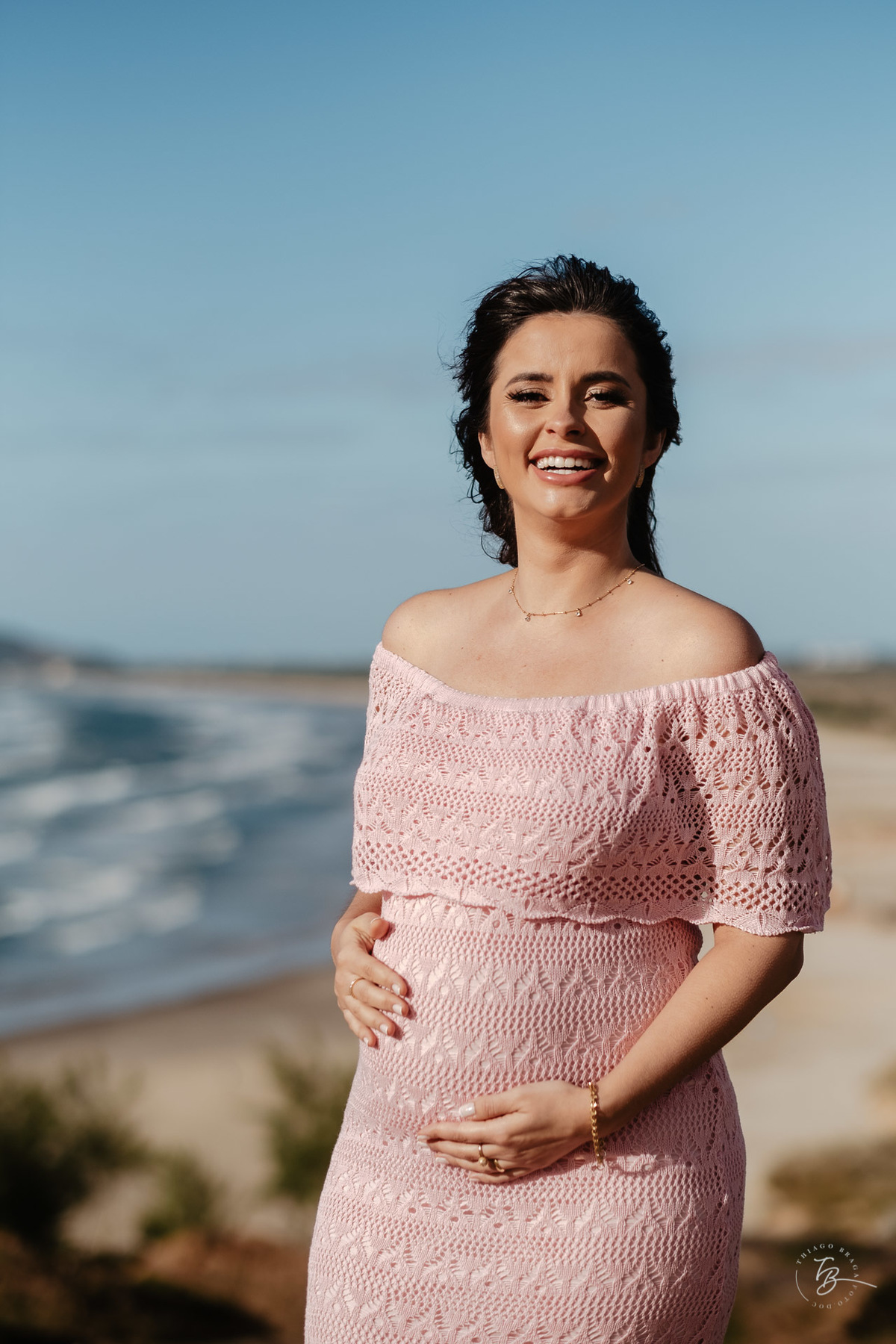 ensaio gestante amanhecer em Laguna, esperando Sofia por Thiago Braga