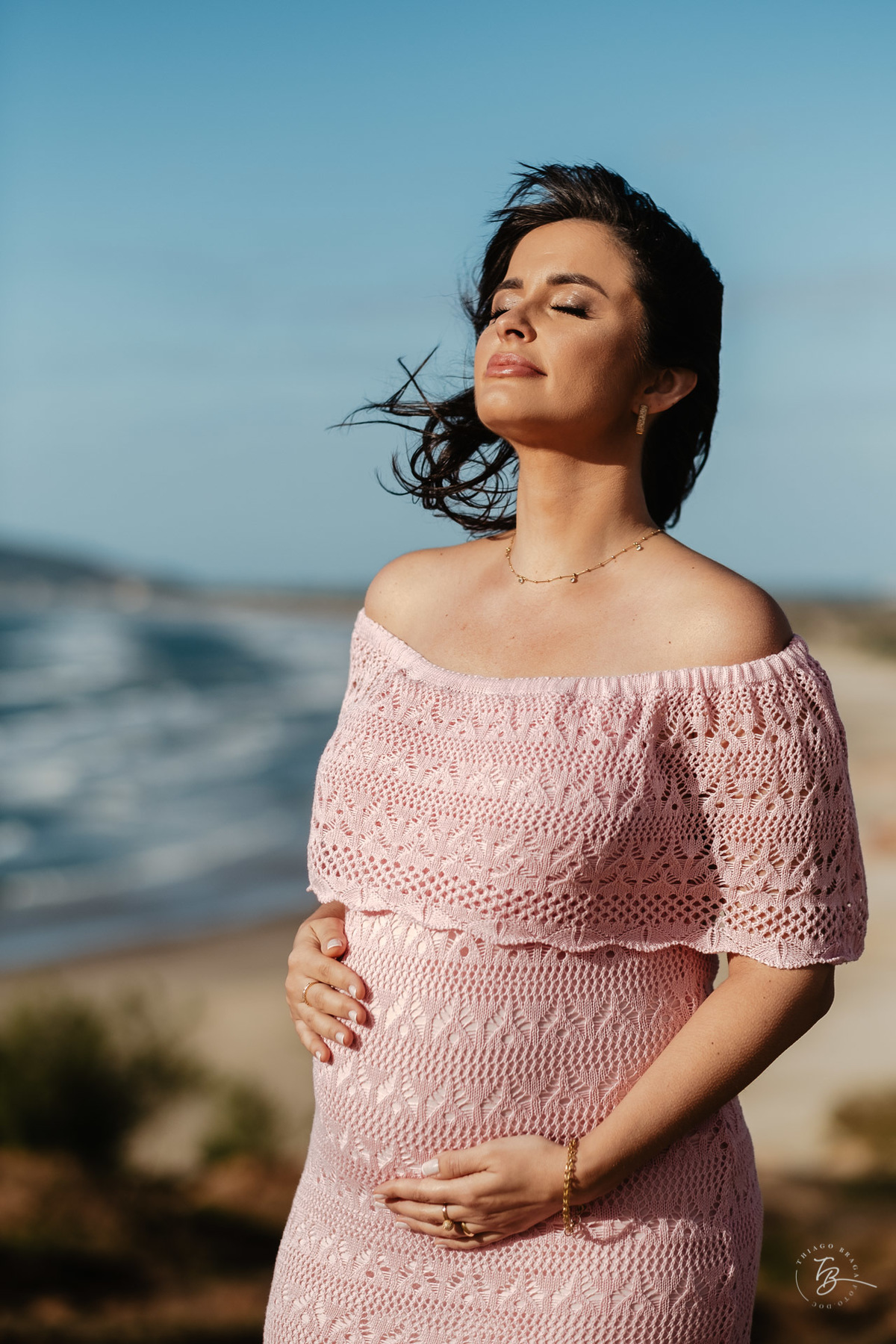 ensaio gestante amanhecer em Laguna, esperando Sofia por Thiago Braga