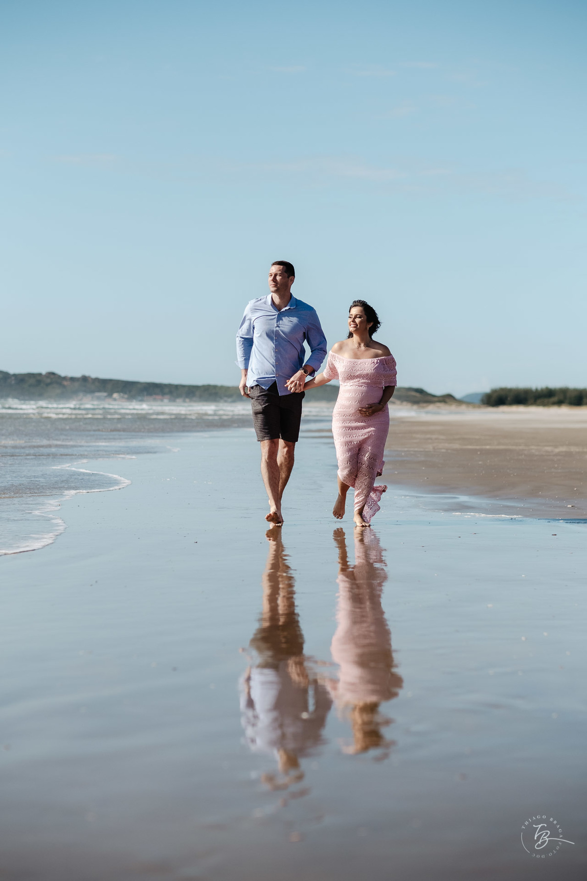 ensaio gestante amanhecer em Laguna, esperando Sofia por Thiago Braga