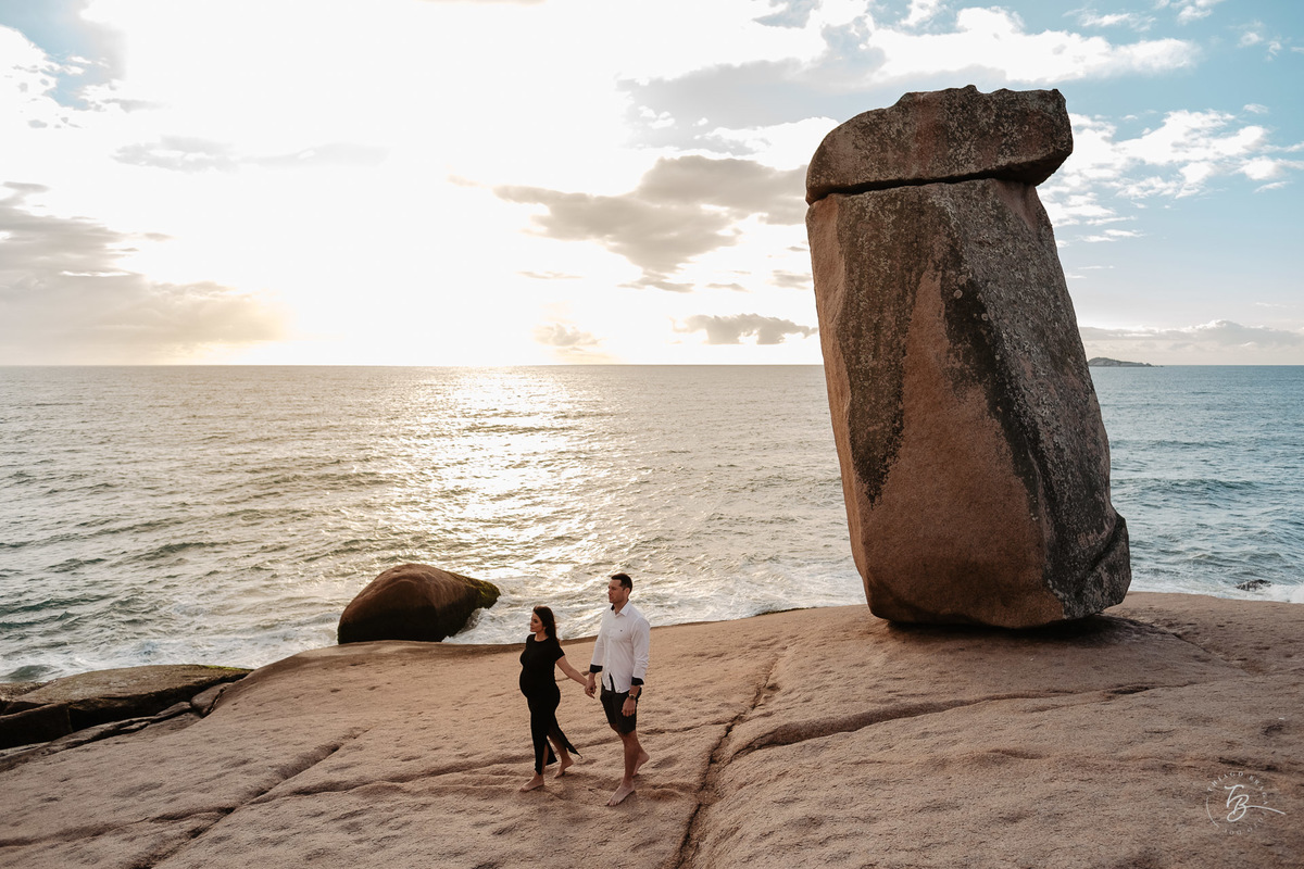 ensaio gestante amanhecer em Laguna, esperando Sofia por Thiago Braga