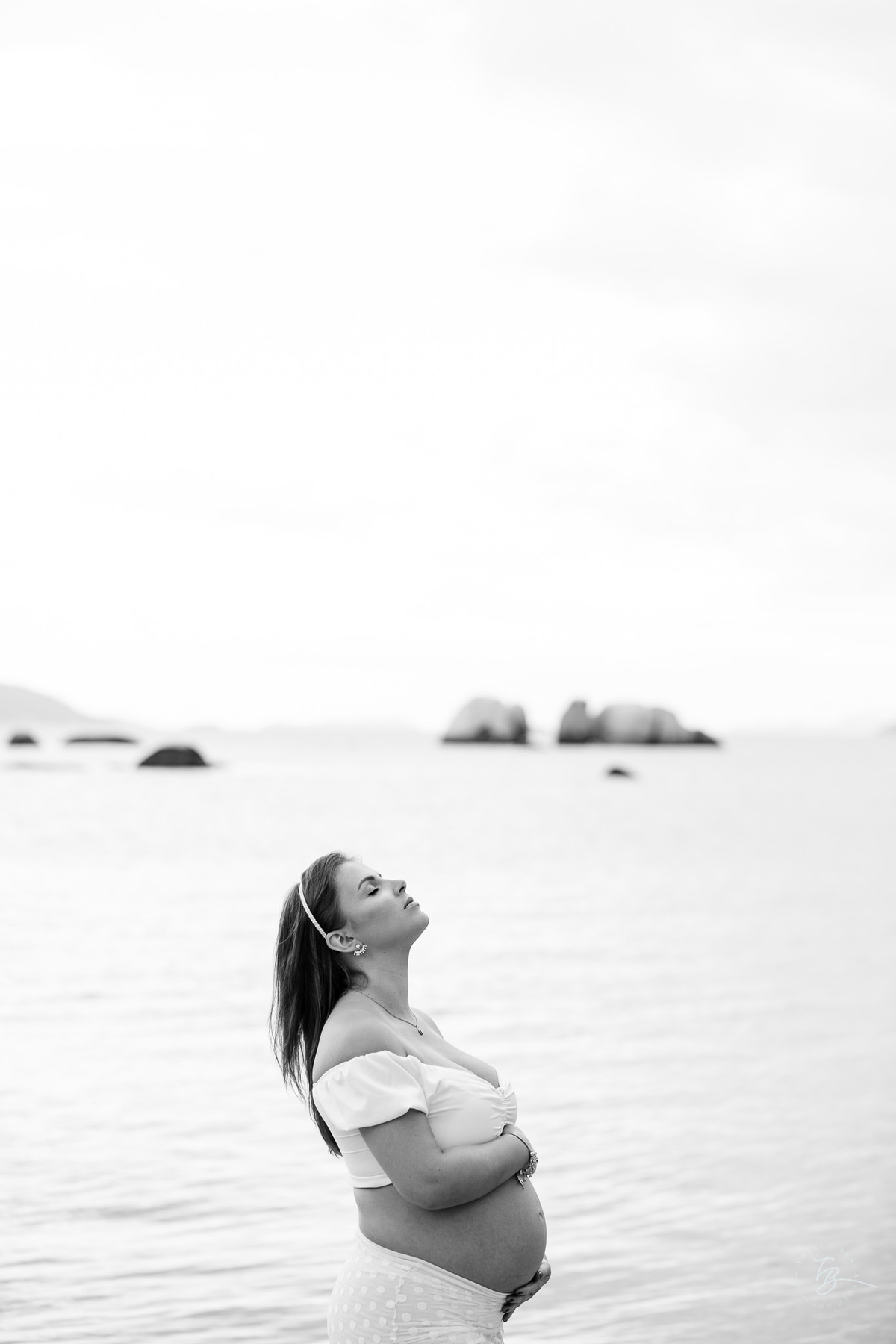 Ensaio gestante espera pelo Leonardo, em um fim de tarde em Itaguaçu - Florianópolis, por Thiago Braga