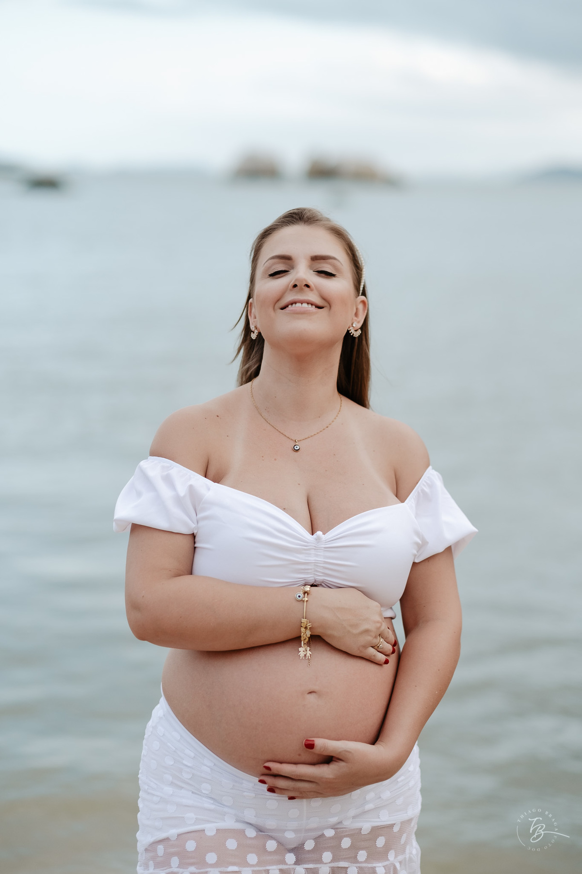 Ensaio gestante espera pelo Leonardo, em um fim de tarde em Itaguaçu - Florianópolis, por Thiago Braga