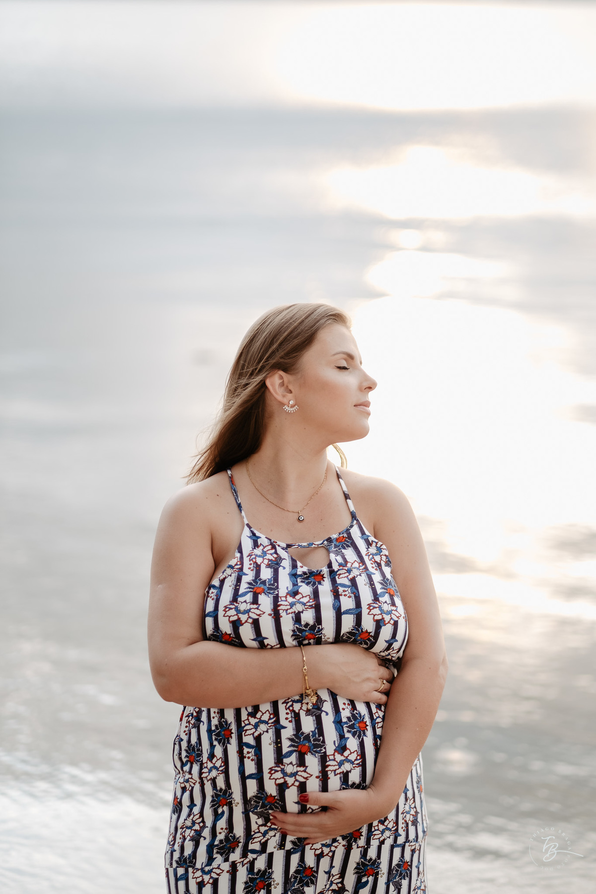 Ensaio gestante espera pelo Leonardo, em um fim de tarde em Itaguaçu - Florianópolis, por Thiago Braga