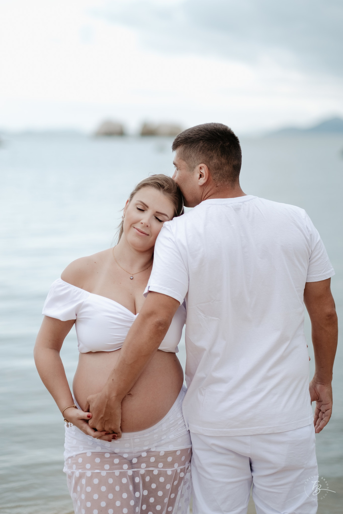 Ensaio gestante espera pelo Leonardo, em um fim de tarde em Itaguaçu - Florianópolis, por Thiago Braga