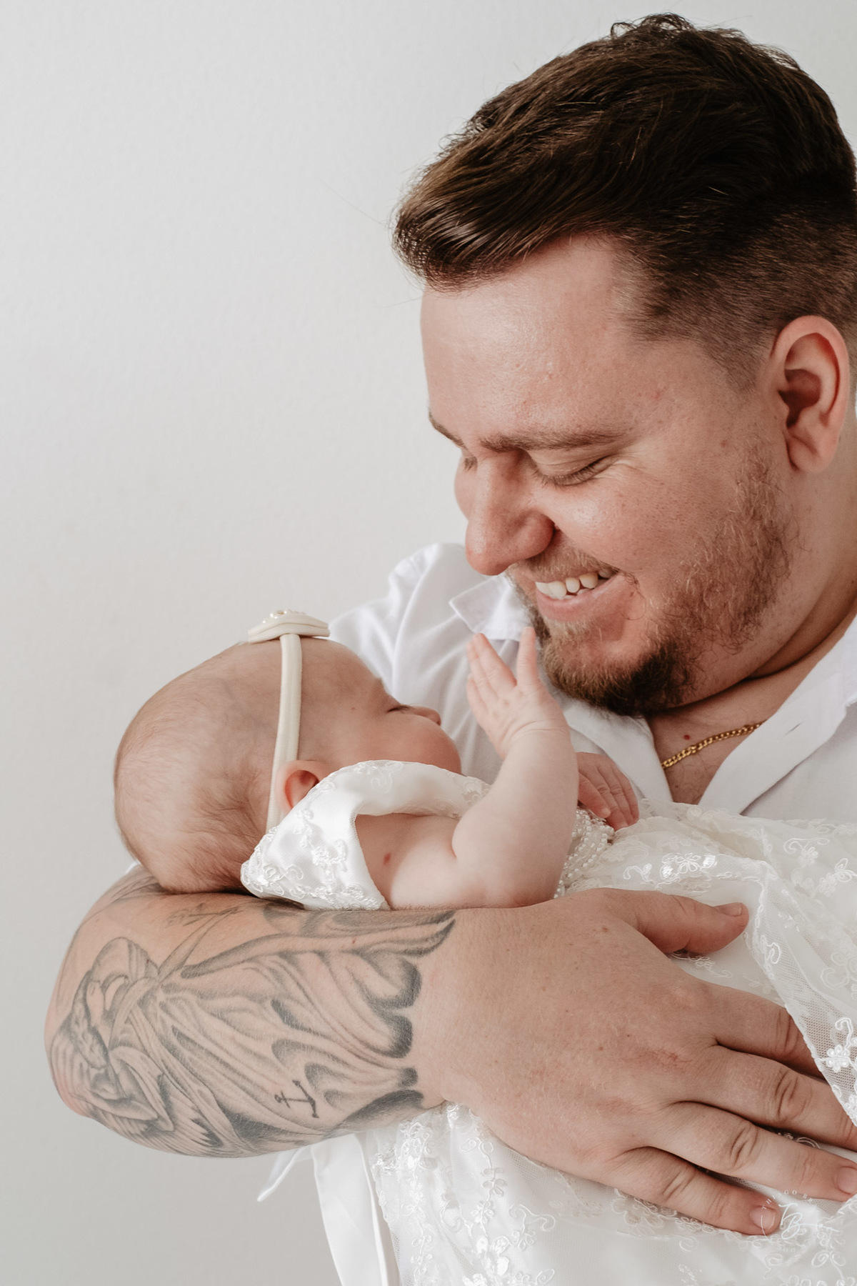 dia do batizado da Laura, por Thiago Braga fotografia. Documental de família