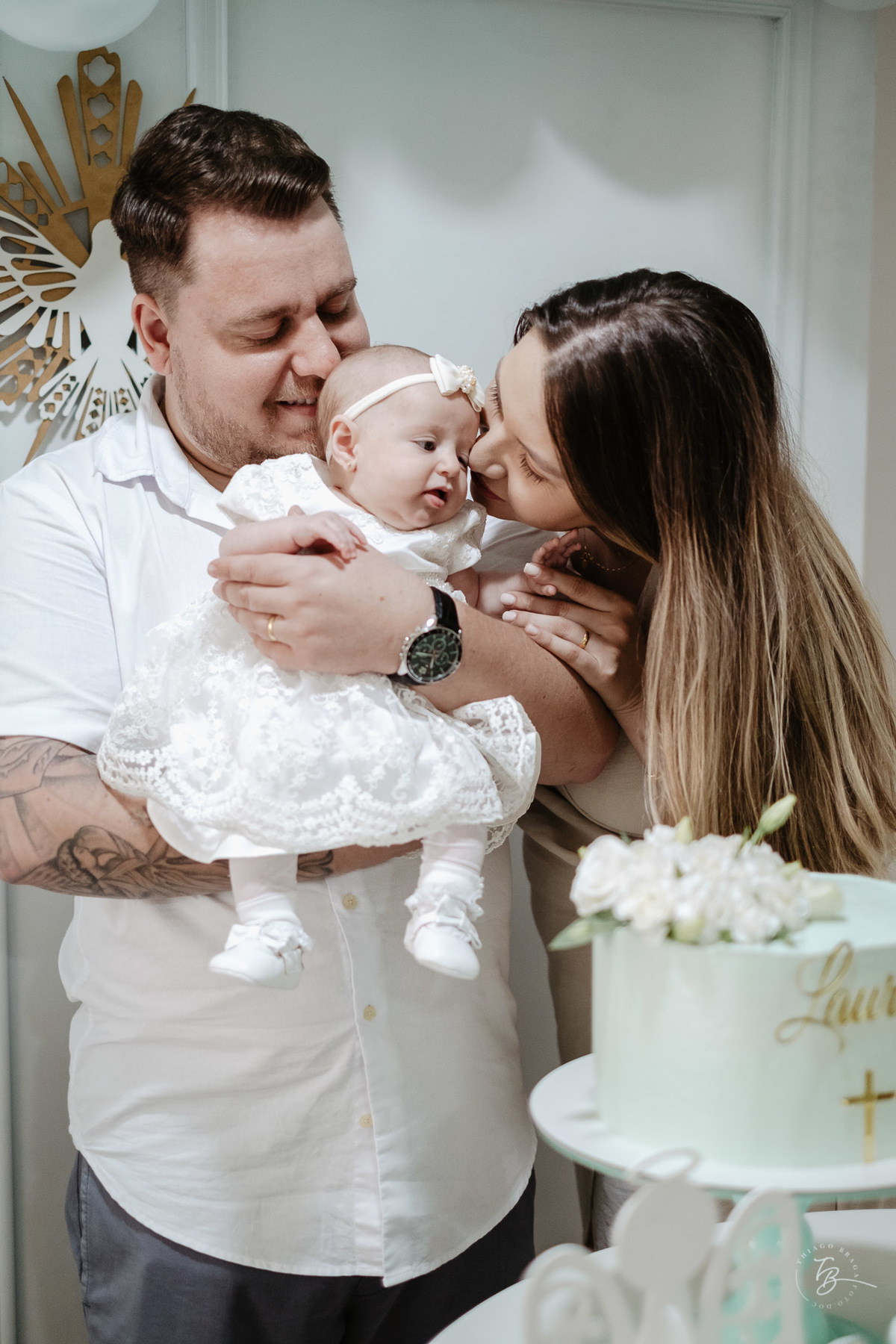 dia do batizado da Laura, por Thiago Braga fotografia. Documental de família
