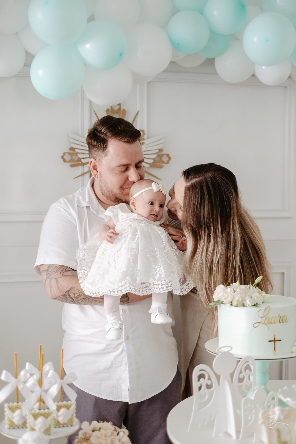 dia do batizado da Laura, por Thiago Braga fotografia. Documental de família