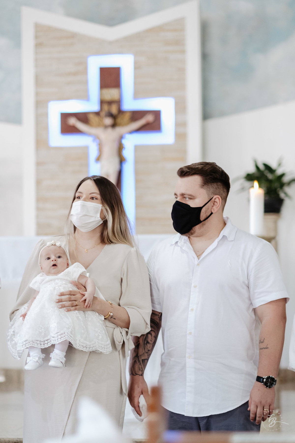 dia do batizado da Laura, por Thiago Braga fotografia. Documental de família
