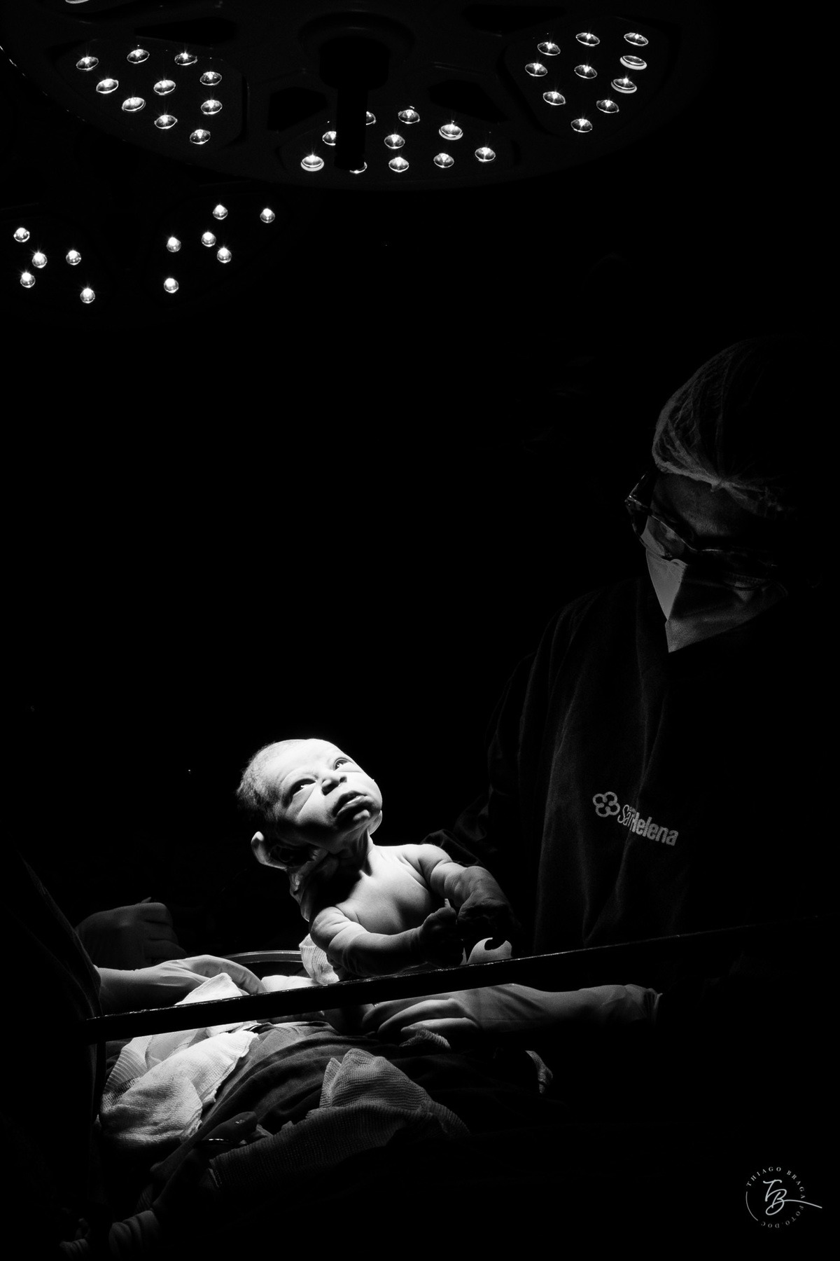 Nascimento do Benicio, na maternidade Santa Helena em Florianópolis/Sc, por Thiago Braga Fotografia. 