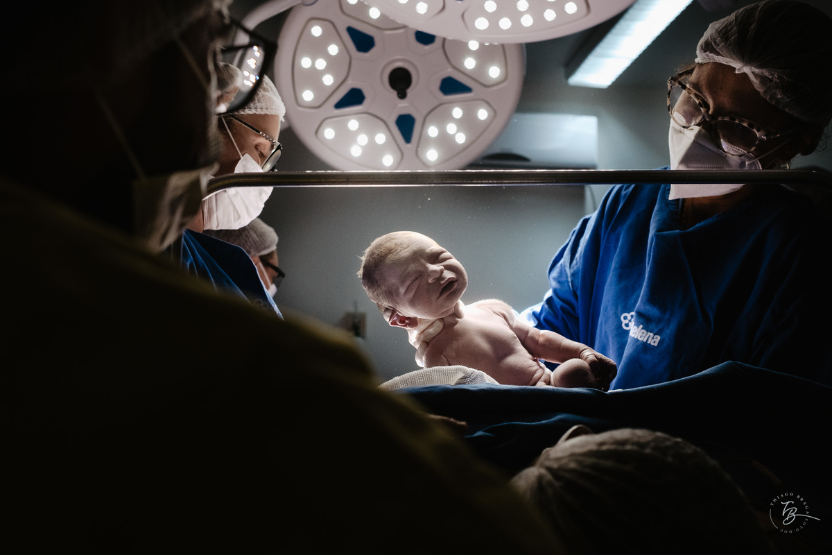 Nascimento do Benicio, na maternidade Santa Helena em Florianópolis/Sc, por Thiago Braga Fotografia. 
