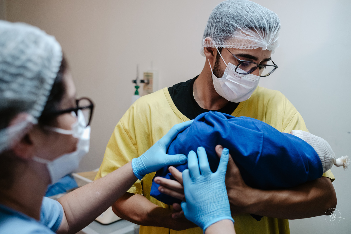 Nascimento do Benicio, na maternidade Santa Helena em Florianópolis/Sc, por Thiago Braga Fotografia. 