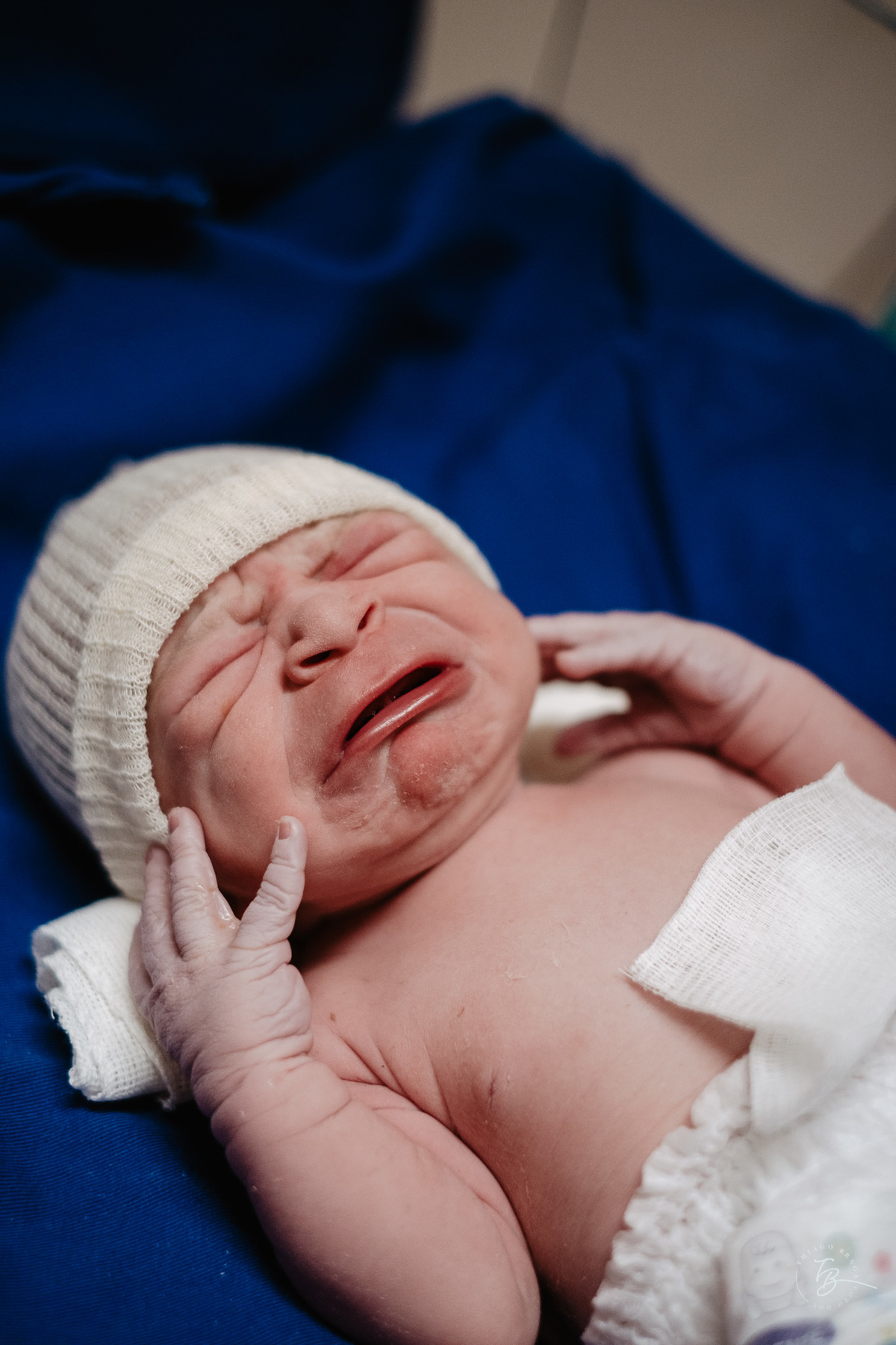 Nascimento do Benicio, na maternidade Santa Helena em Florianópolis/Sc, por Thiago Braga Fotografia. 