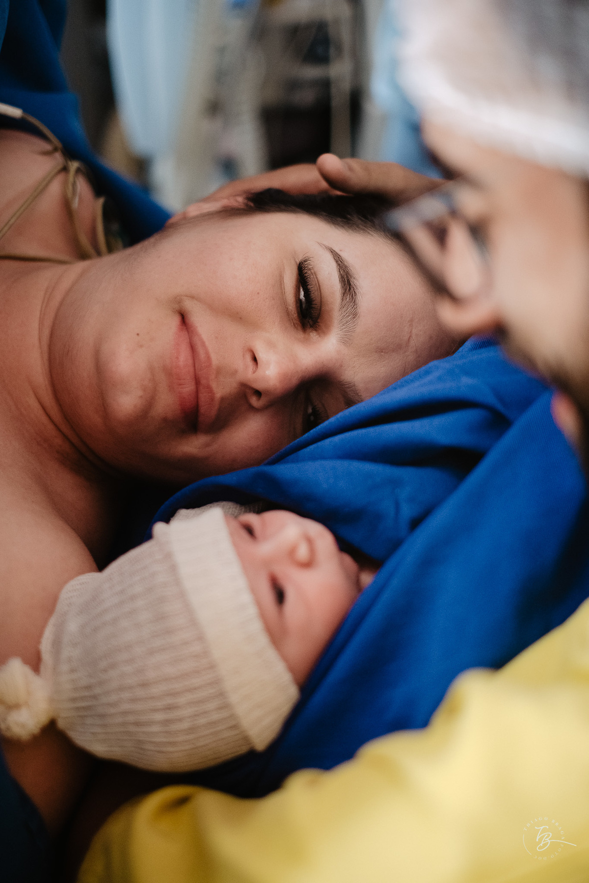 Nascimento do Benicio, na maternidade Santa Helena em Florianópolis/Sc, por Thiago Braga Fotografia. 
